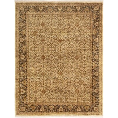 One-of-a-Kind Doney Hand-Knotted 2010s Jaipur Brown 8' x 10'3" Wool Area Rug - Image 0
