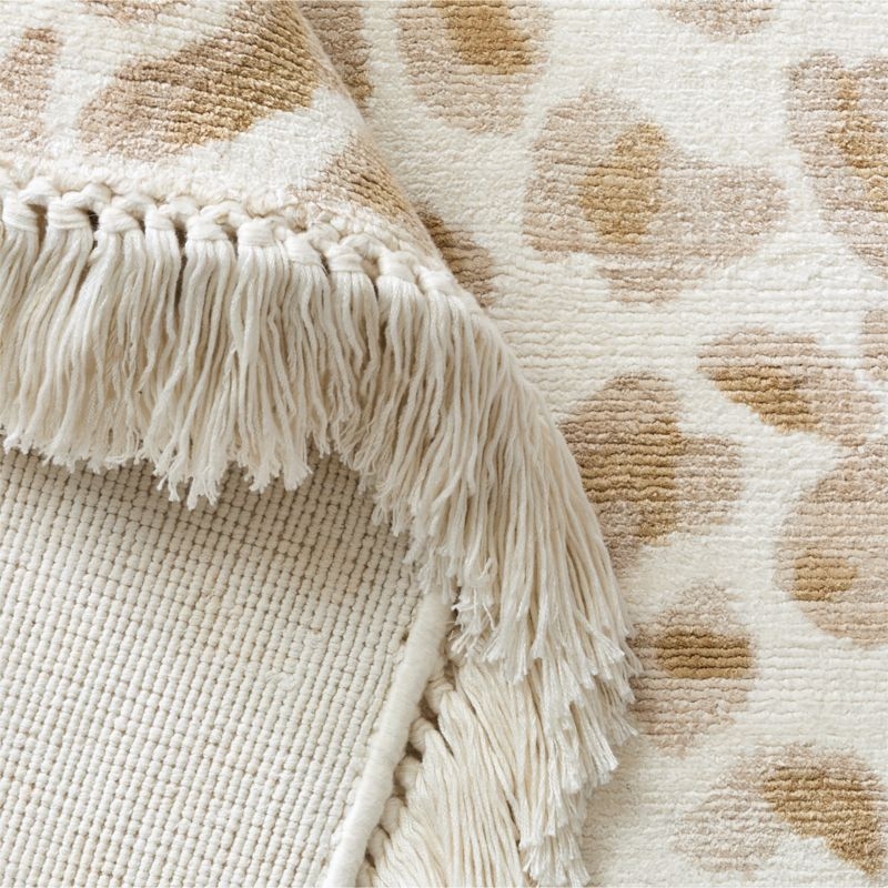 Altra Handloomed Warm White with Taupe Viscose Area Rug 8'X10' - Image 3