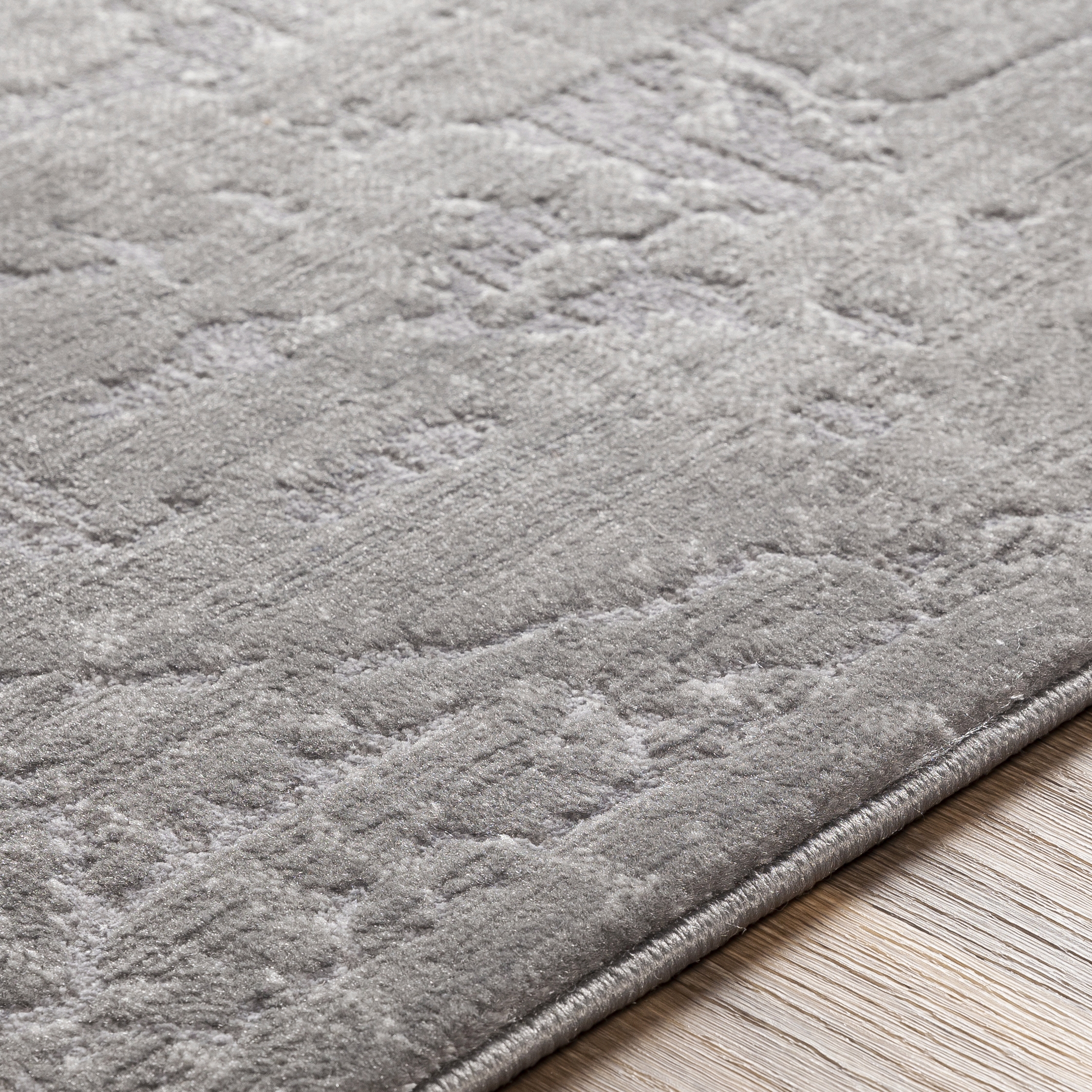 Florence Gray Indoor 8'10" x 12'4" Machine Woven Rug - Image 3