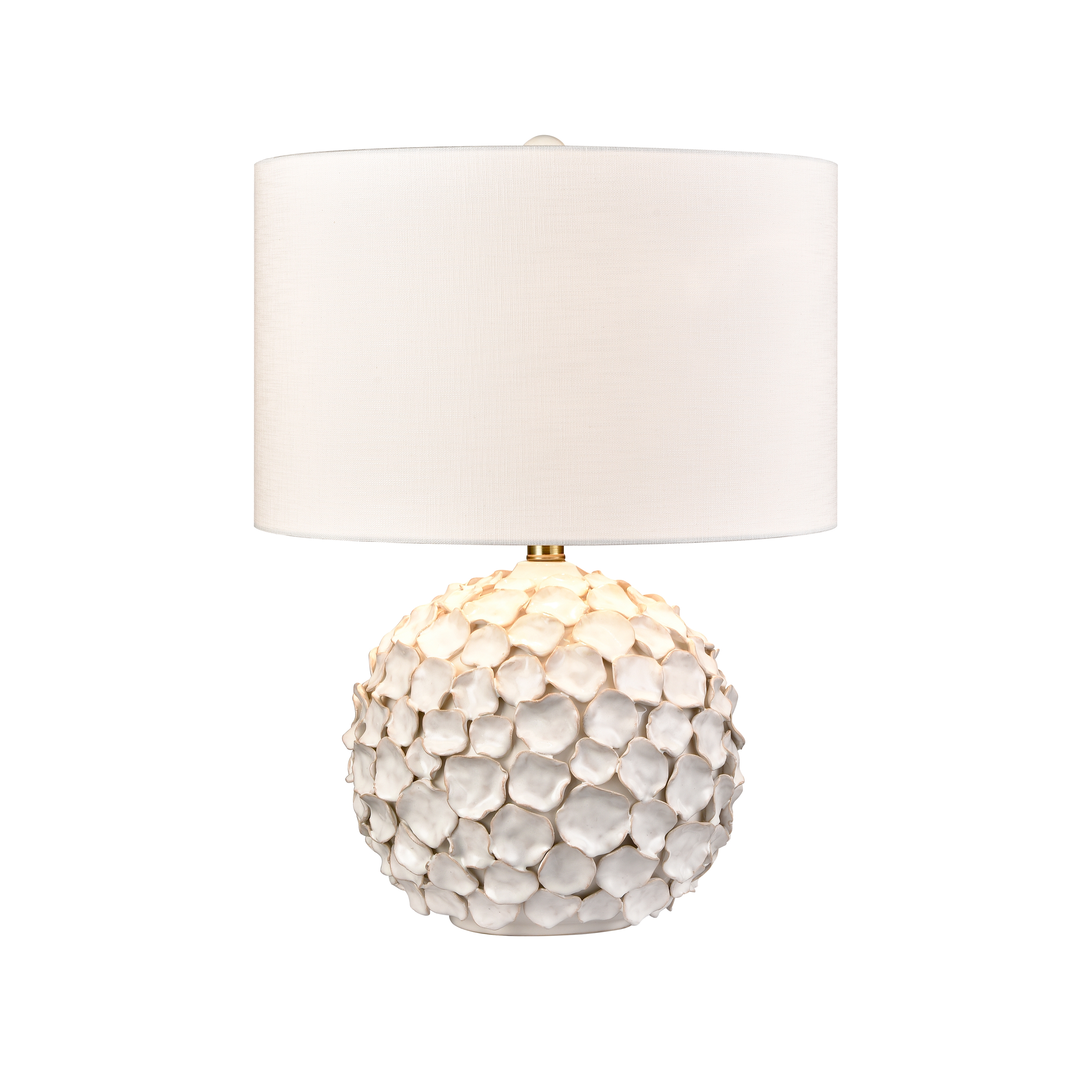 Gloria 23'' High 1-Light Table Lamp - White Glaze - Image 0