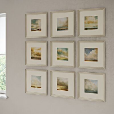 Atmosphere - 9 Piece Picture Frame Print Set on Paper - Image 0