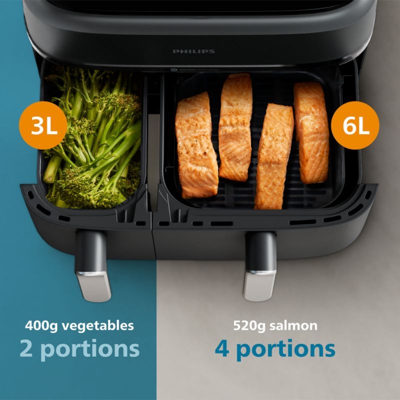 Philips 3000 Series Dual-Basket Air Fryer - Image 3