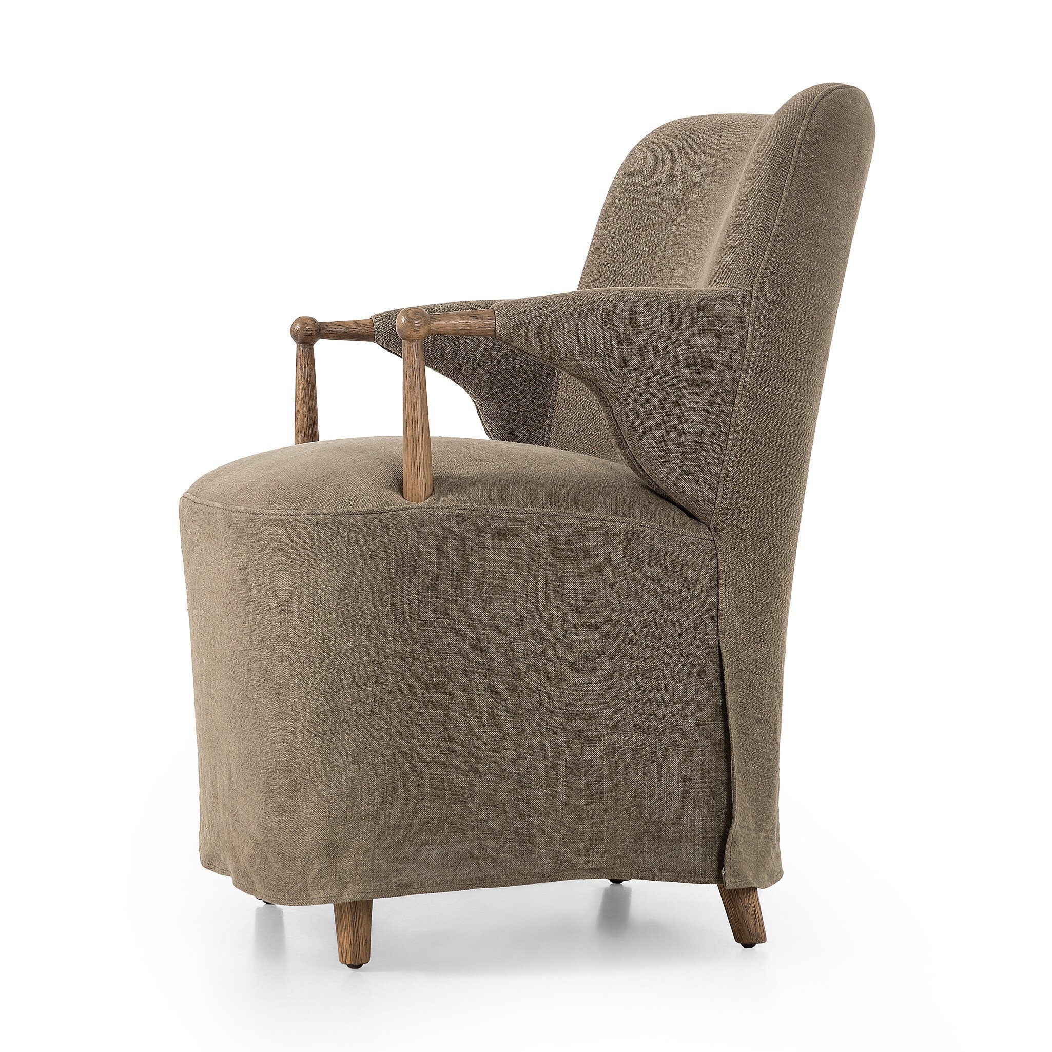 Brently Dining Chair - Broadway Olive by Amber Lewis x Four Hands - Image 9