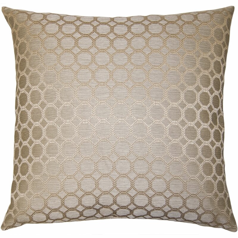 Square Feathers Bruma Mosaic Pillow Cover & Insert - Image 0