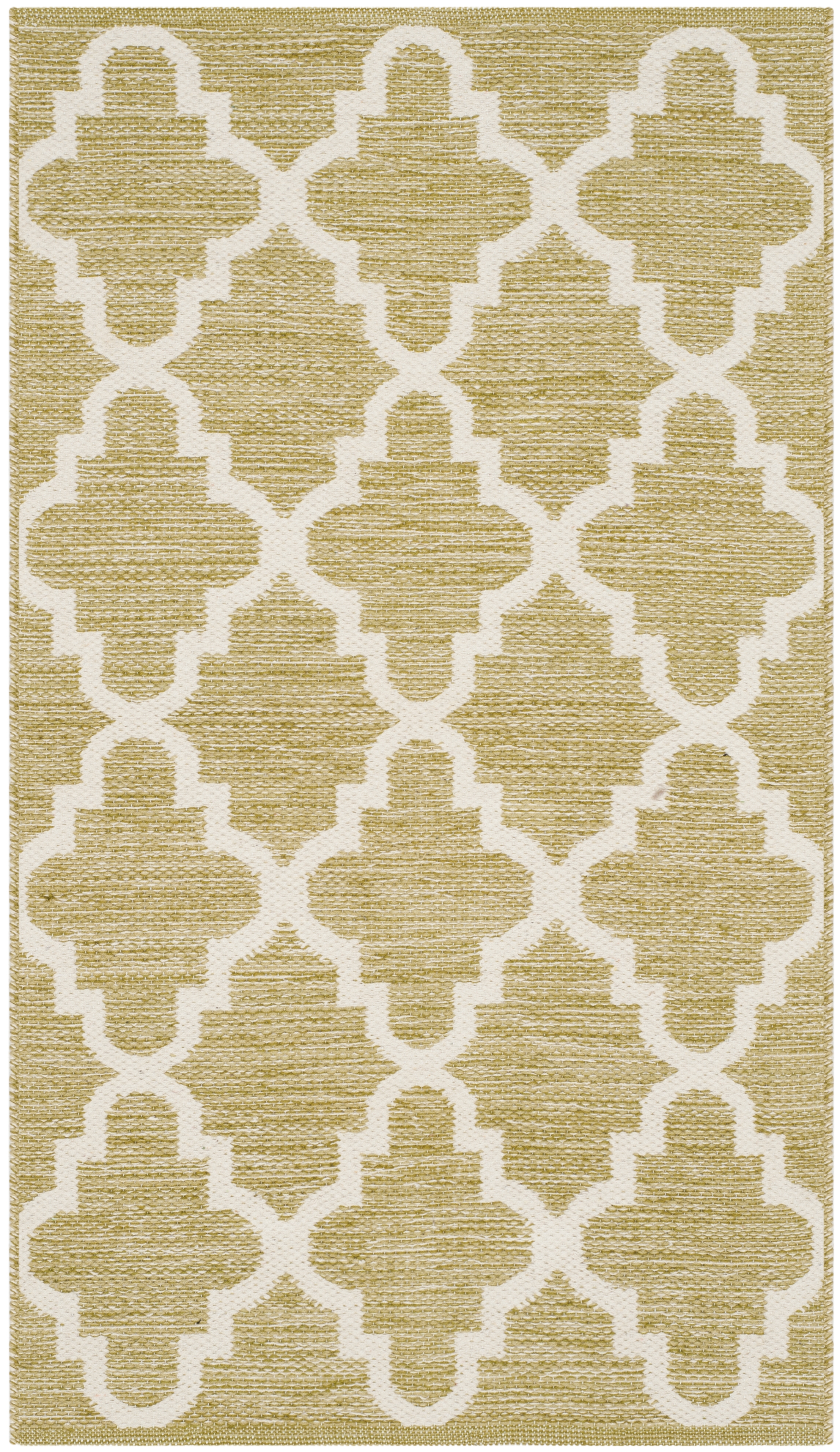 Arlo Home Hand Woven Area Rug, MTK810G, Green/Ivory,  2' 3" X 3' 9" - Image 0