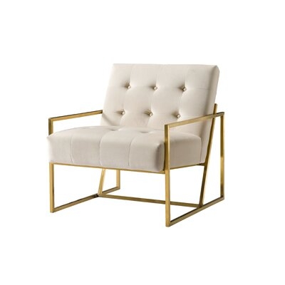 Zac Upholstered Armchair - Image 0