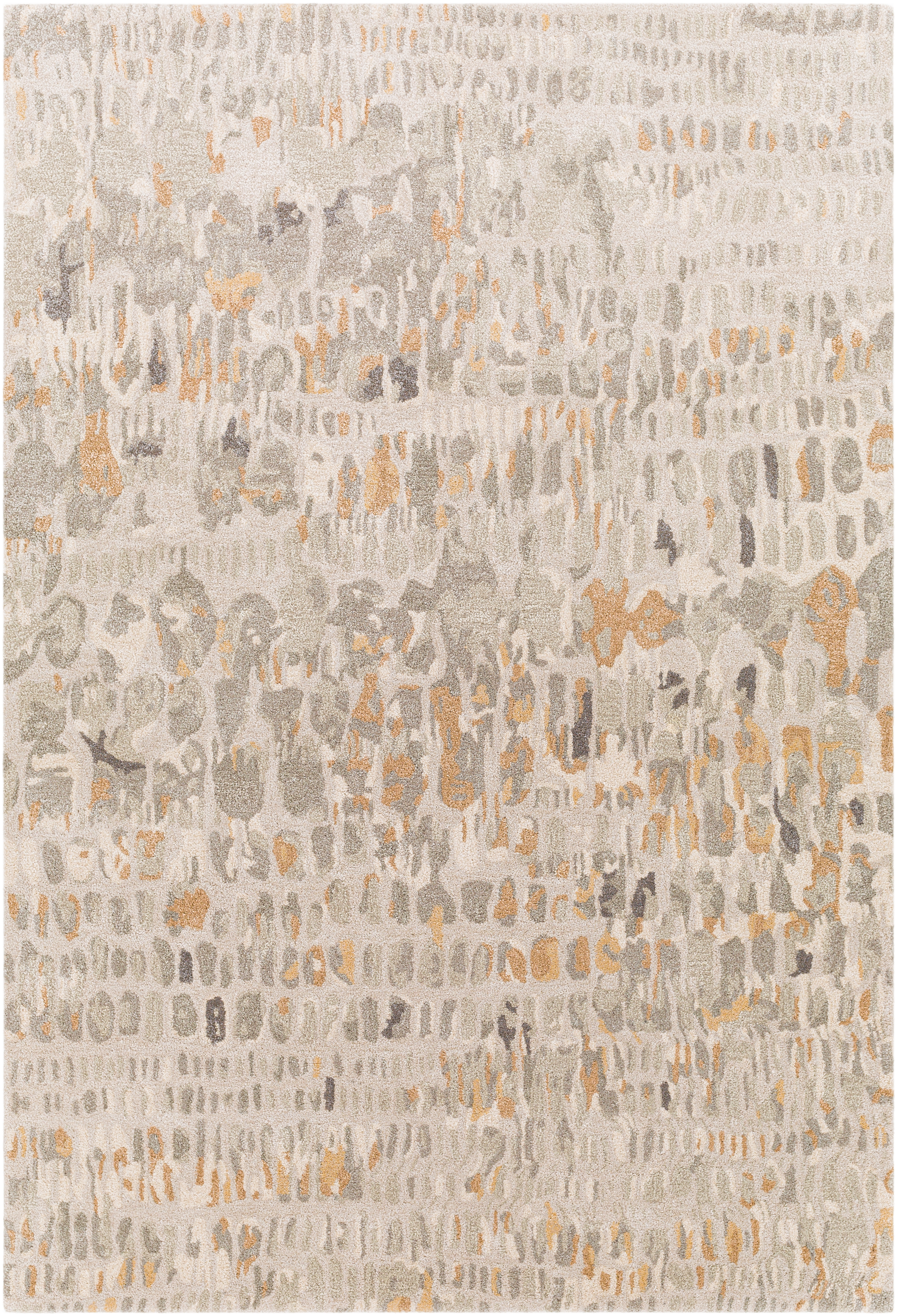 Kavita Beige Indoor 10' x 14' Handmade Rug - Image 0