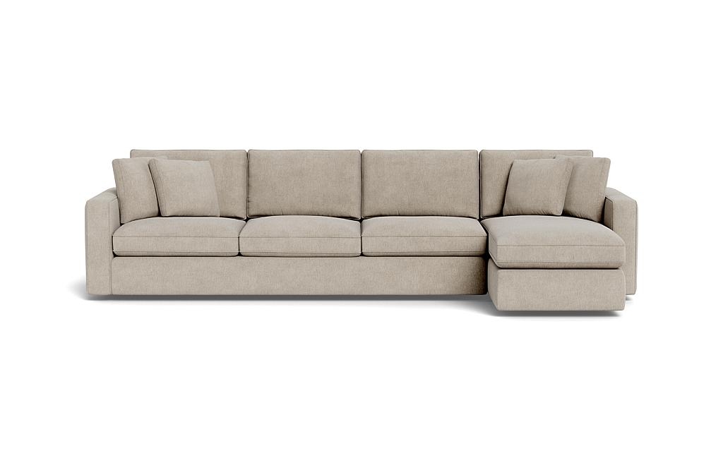 James 4-Seat Right Chaise Sectional with Storage - Image 0