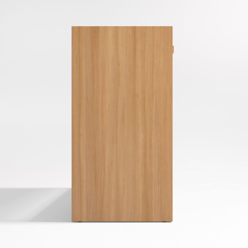 Calypso 72" Rectangular Natural Wood Storage Console Table - Image 4