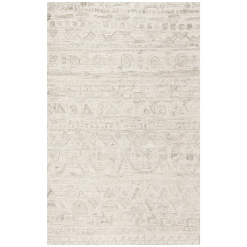 Elements Wool Ivory Area Rug Rug Size: Rectangle 9' x 12' - Image 0