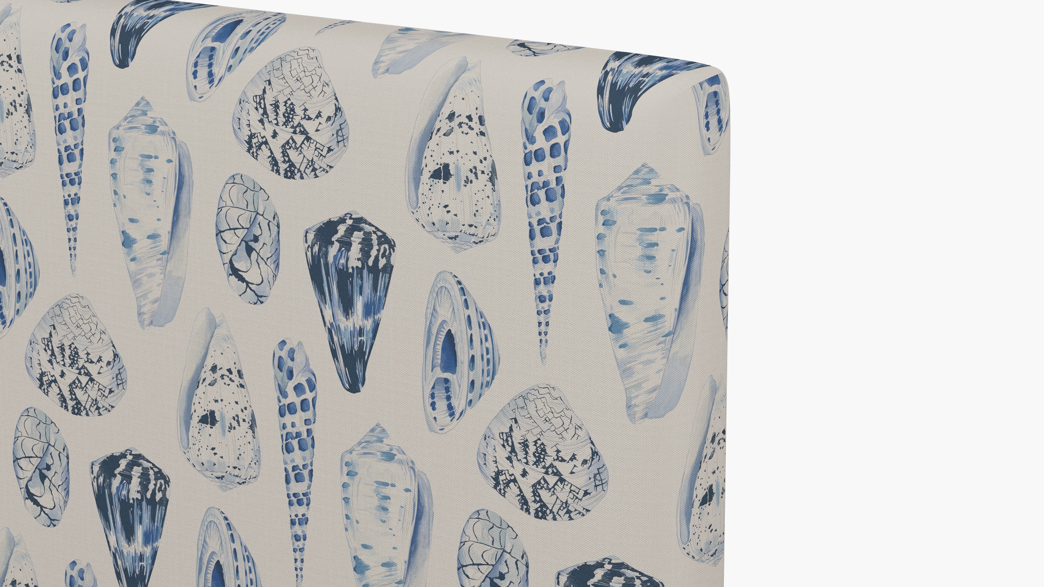 Square Back Headboard, Porcelain Coquina, Twin - Image 2