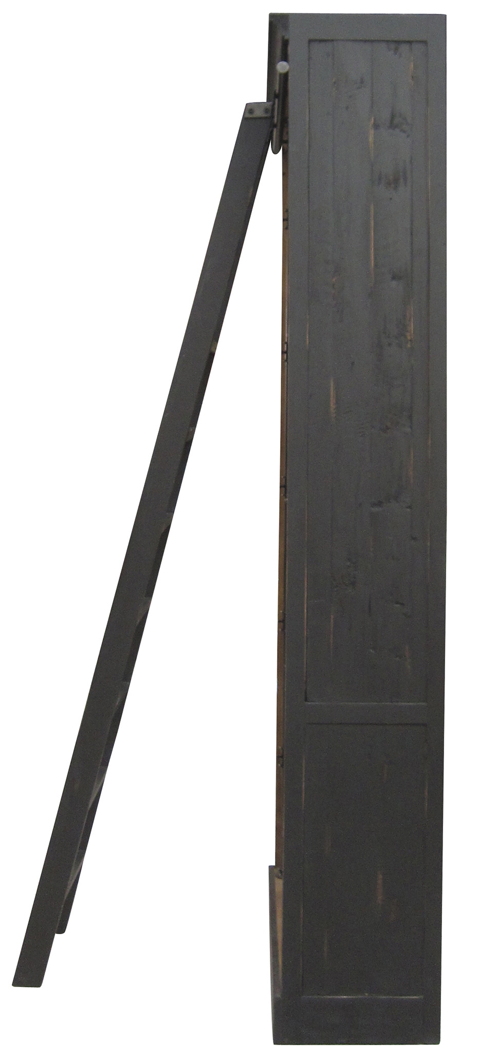 Ivy Bookcase And Ladder-Matte Black - Image 5