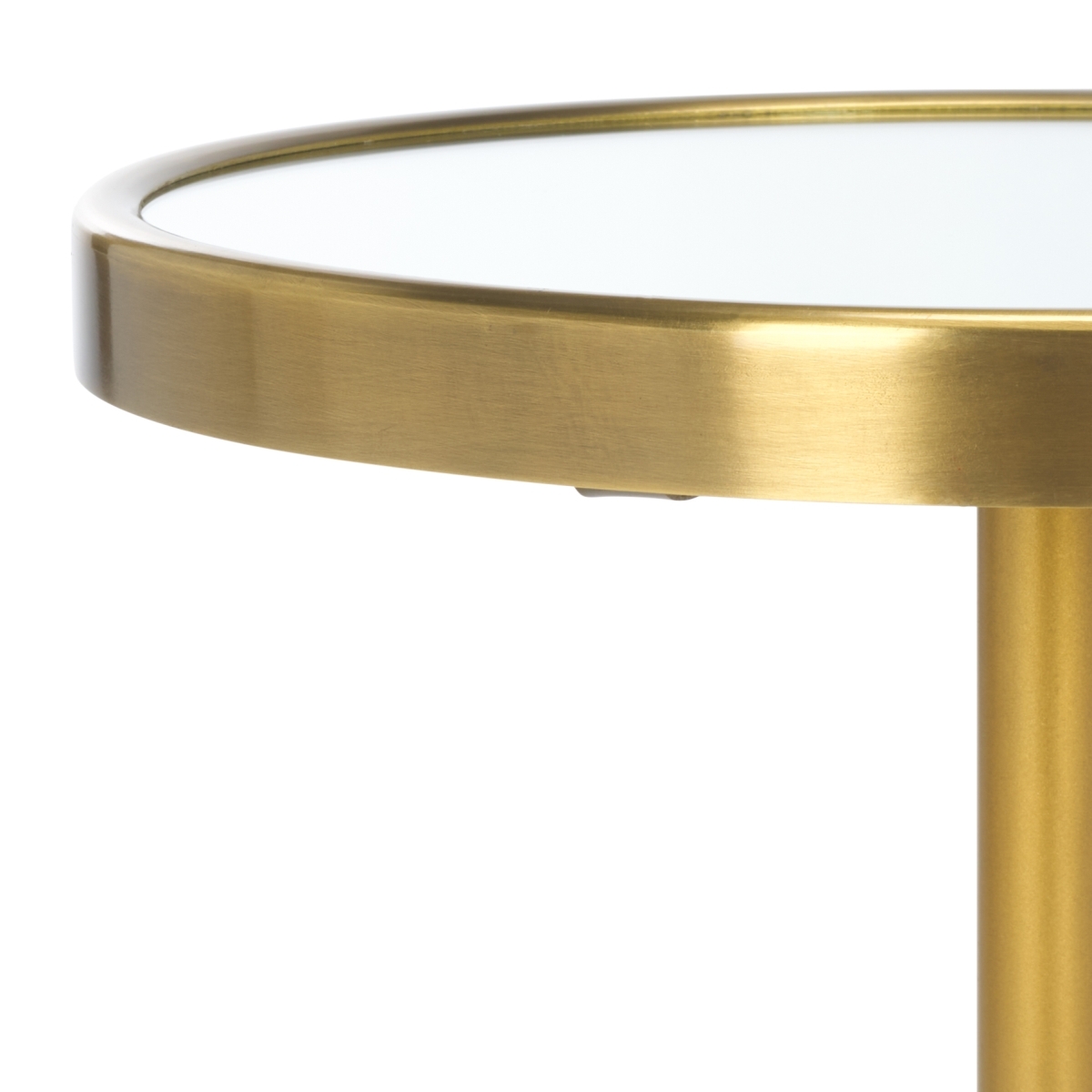 Hentry Side Table - Gold / Mirror - Safavieh - Image 2