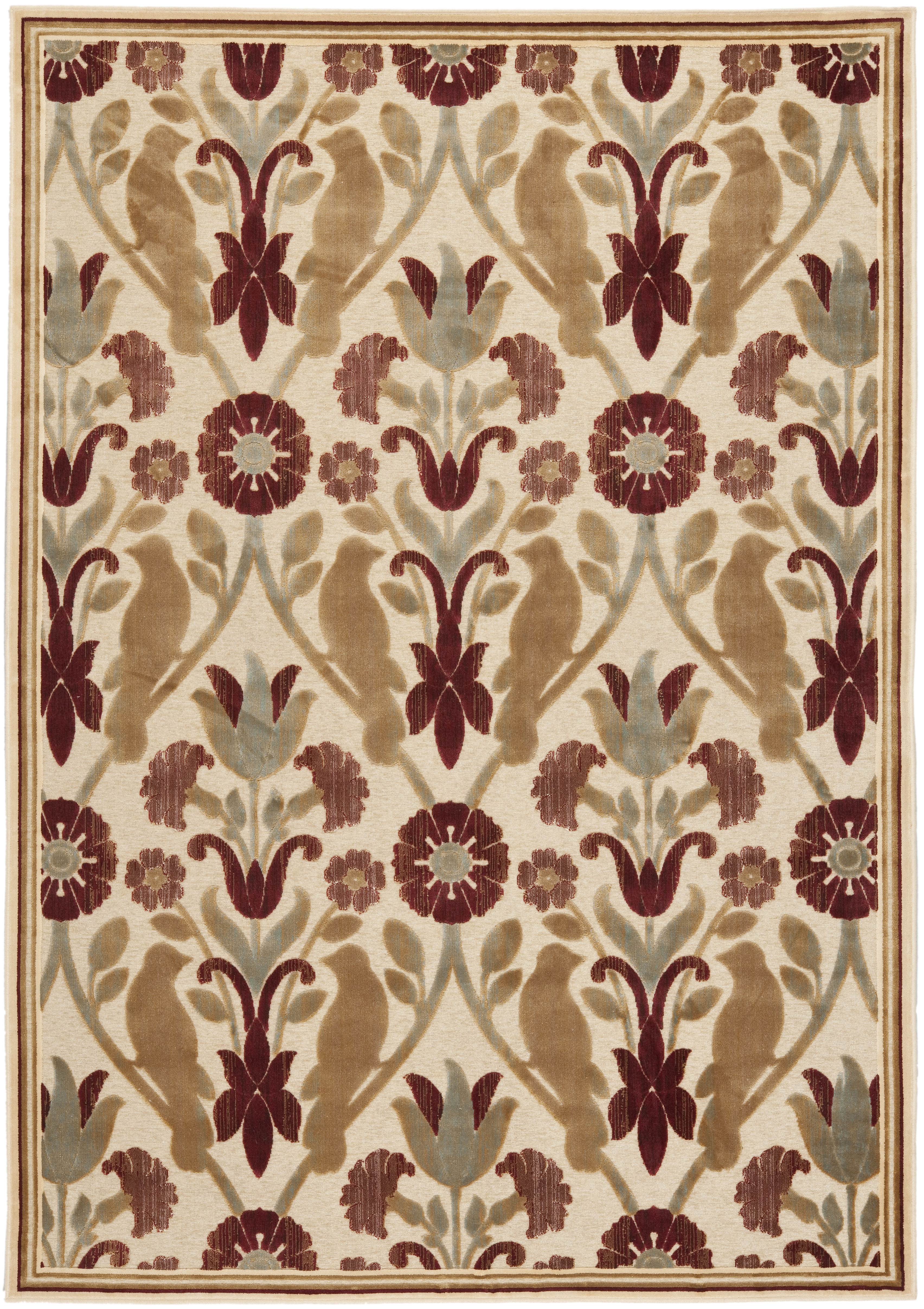 Arlo Home Woven Area Rug, PAR45-404, Cream,  8' X 11' 2" - Image 0