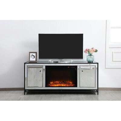 Rossignol TV Stand for TVs up to 55" with Electric Fireplace Included - Image 0