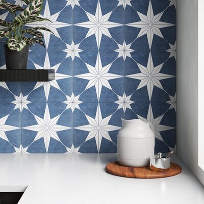 Stella 10" x 10" Porcelain Patterned Wall & Floor Tile - Image 0