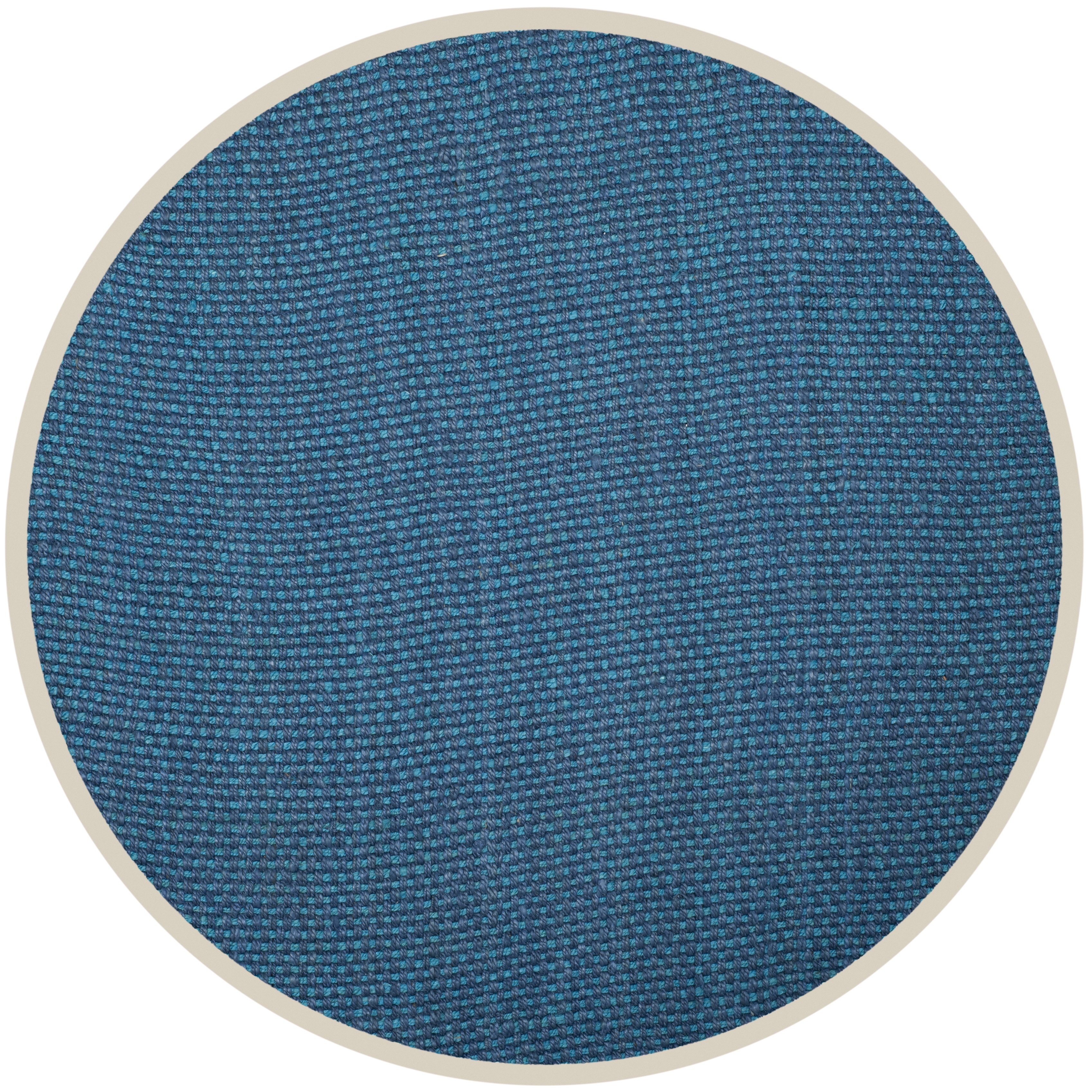 Arlo Home Hand Woven Area Rug, NF262C, Blue,  6' X 6' Round - Image 0