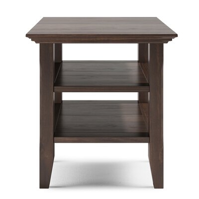 Seo Solid Wood 4 Legs End Table with Storage - Image 0