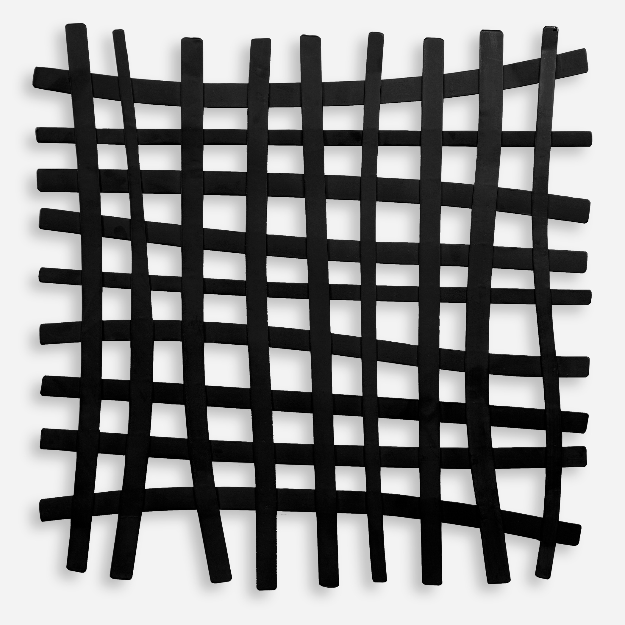Gridlines Iron Wall Decor - Image 0