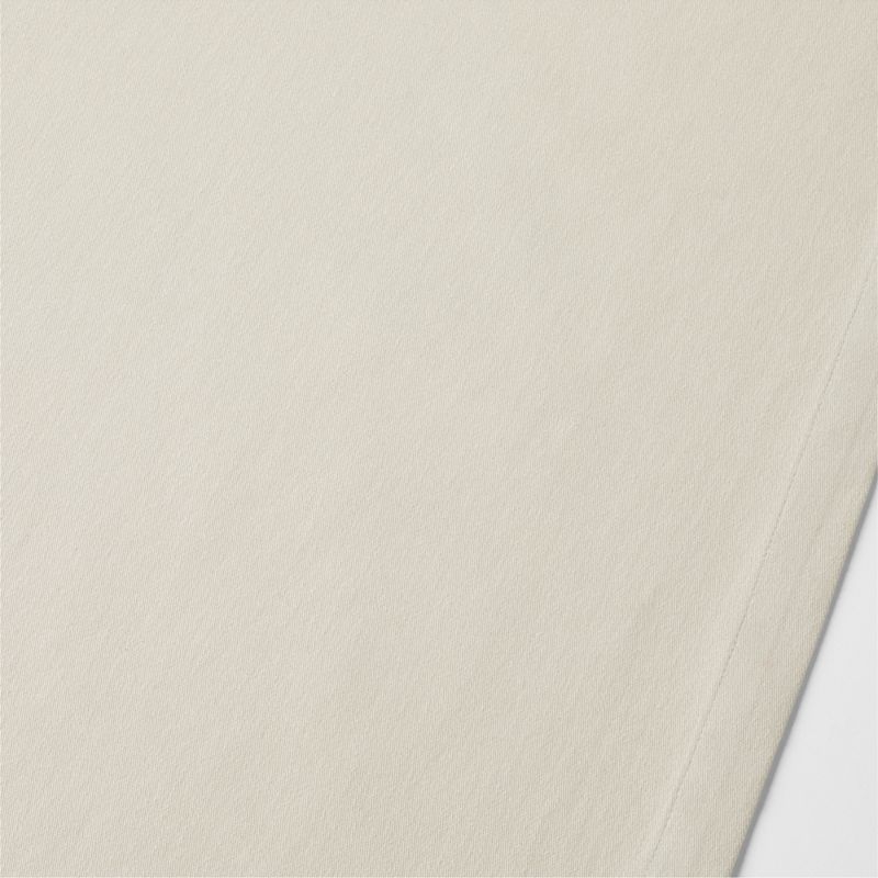 Aspen 120" Warm Natural Organic Cotton Table Runner - Image 1