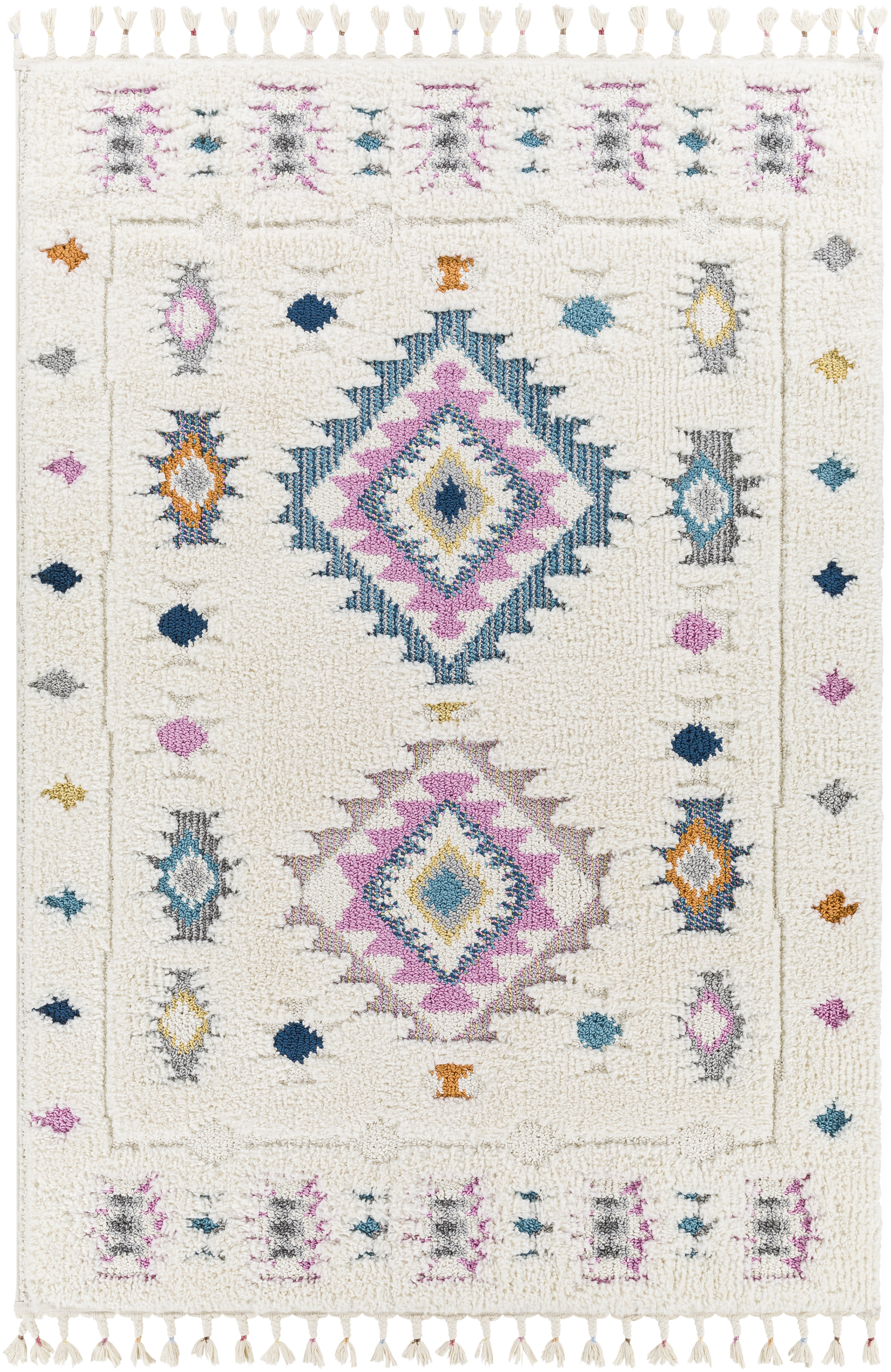 Lofty Beige Indoor 9'2" x 12' Machine Woven Rug - Image 0
