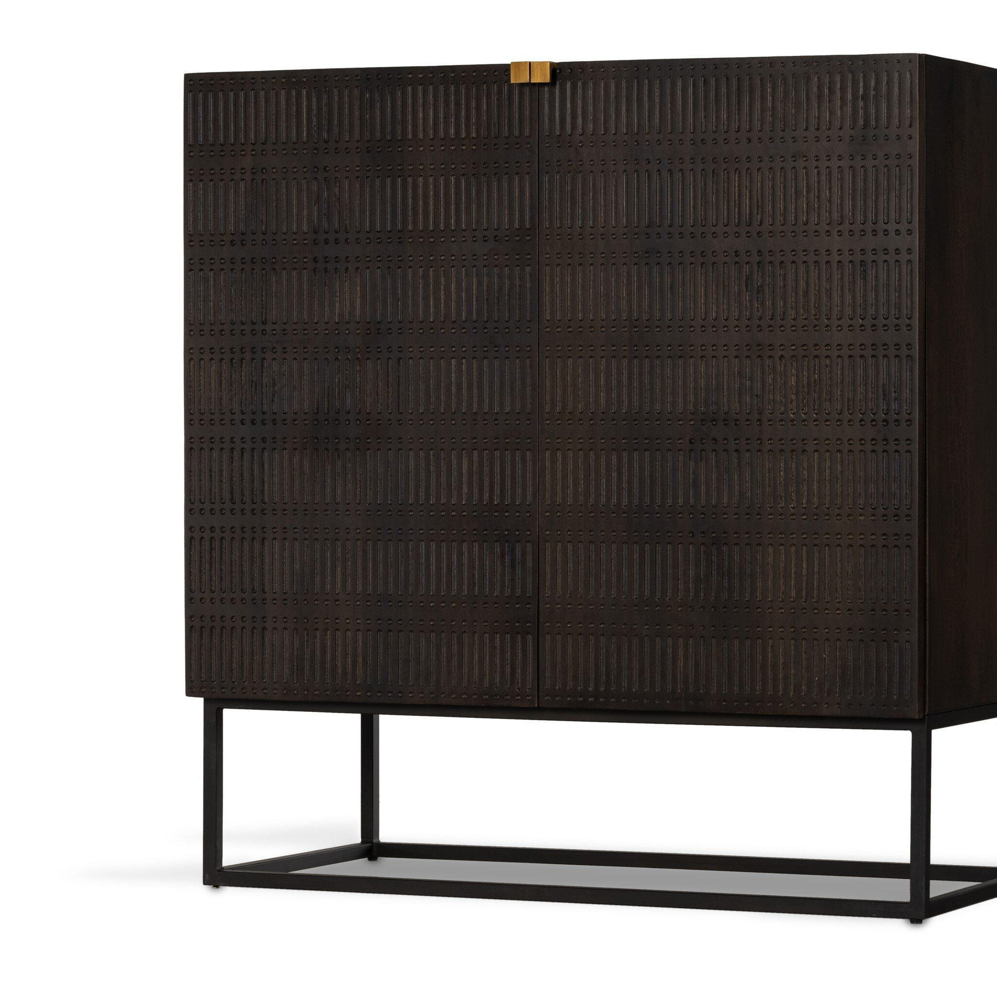 Kelby Bar Cabinet - Gunmetal - Image 10