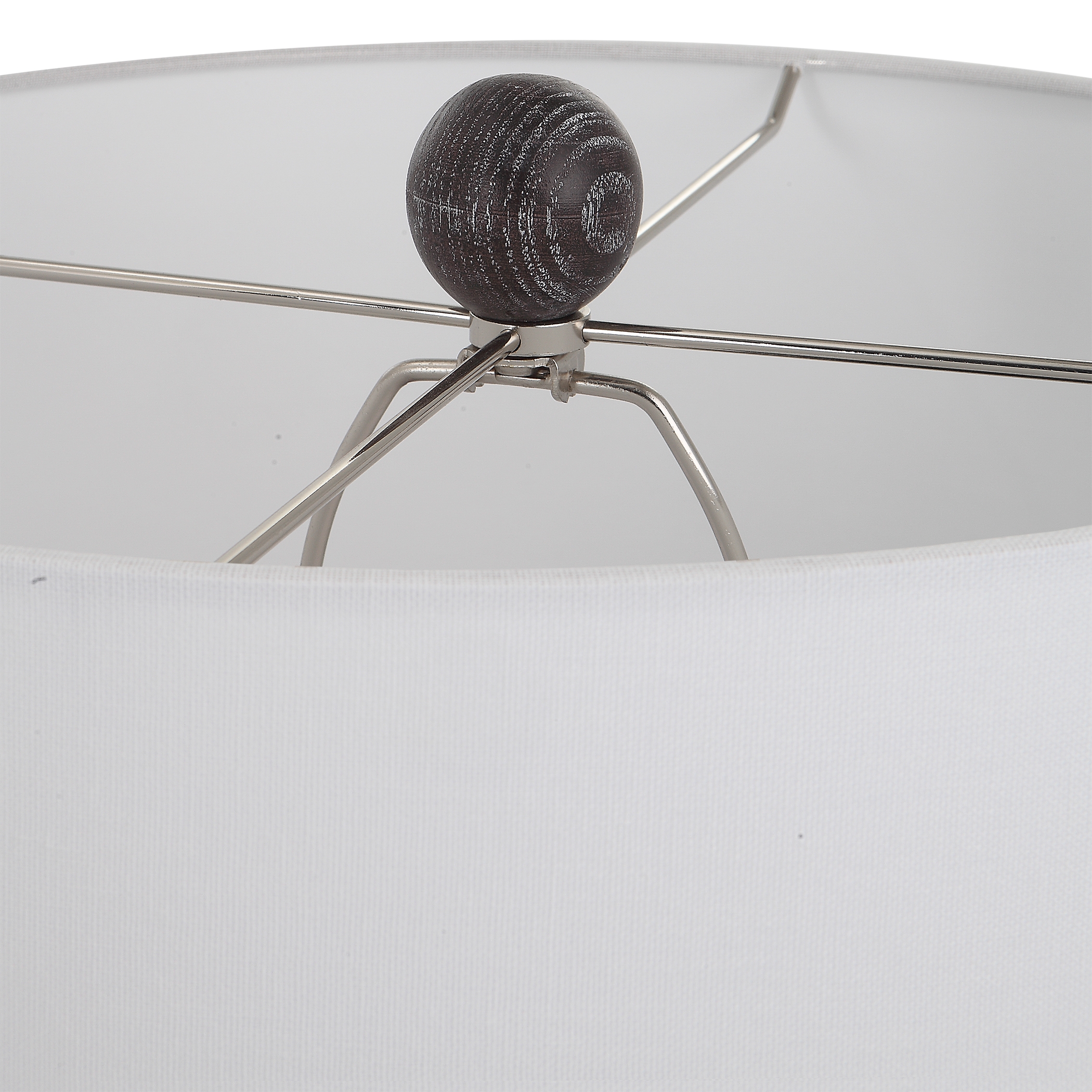 Timber Carved Wood Table Lamp - Image 6