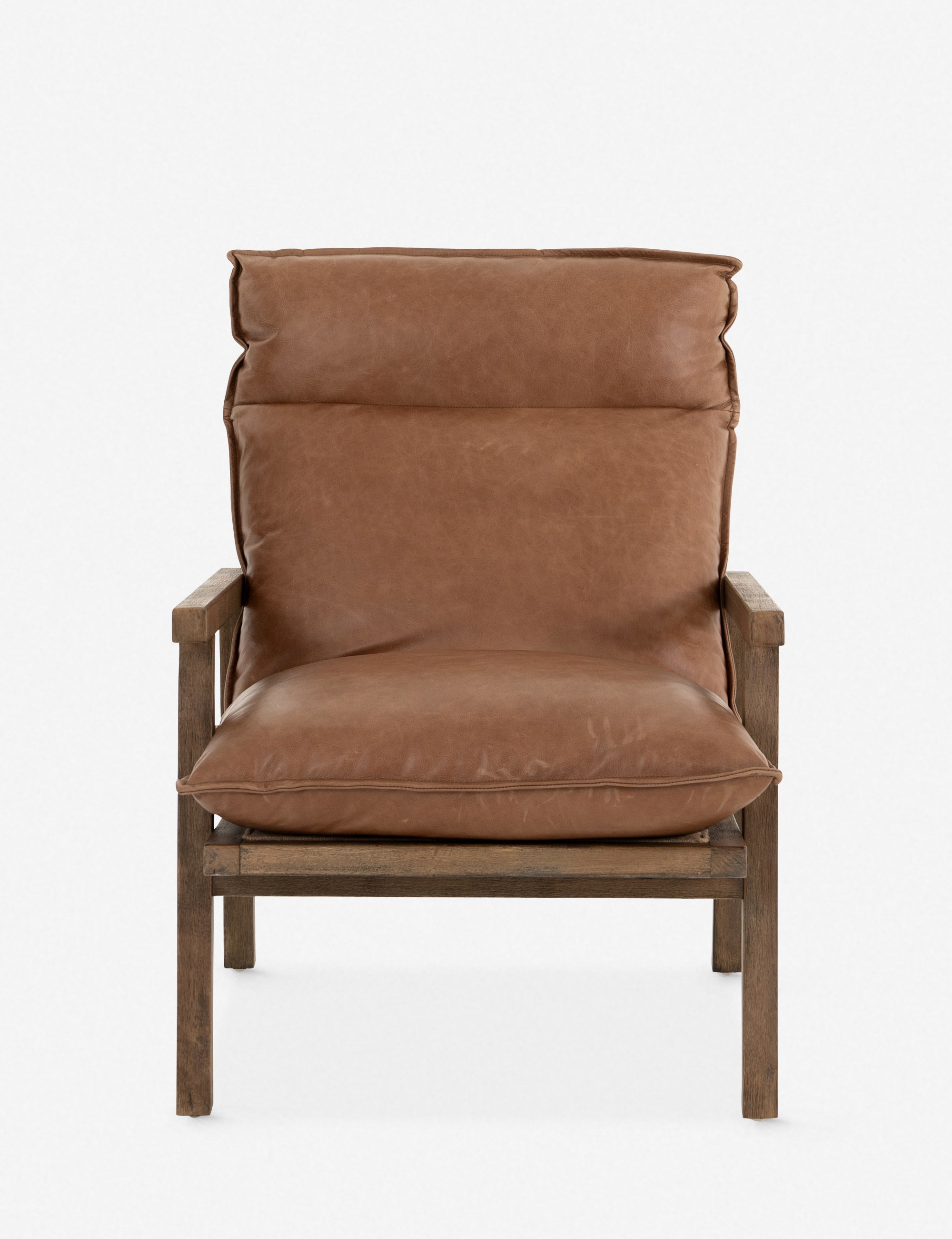 Rowena Leather Accent Chair - Image 0