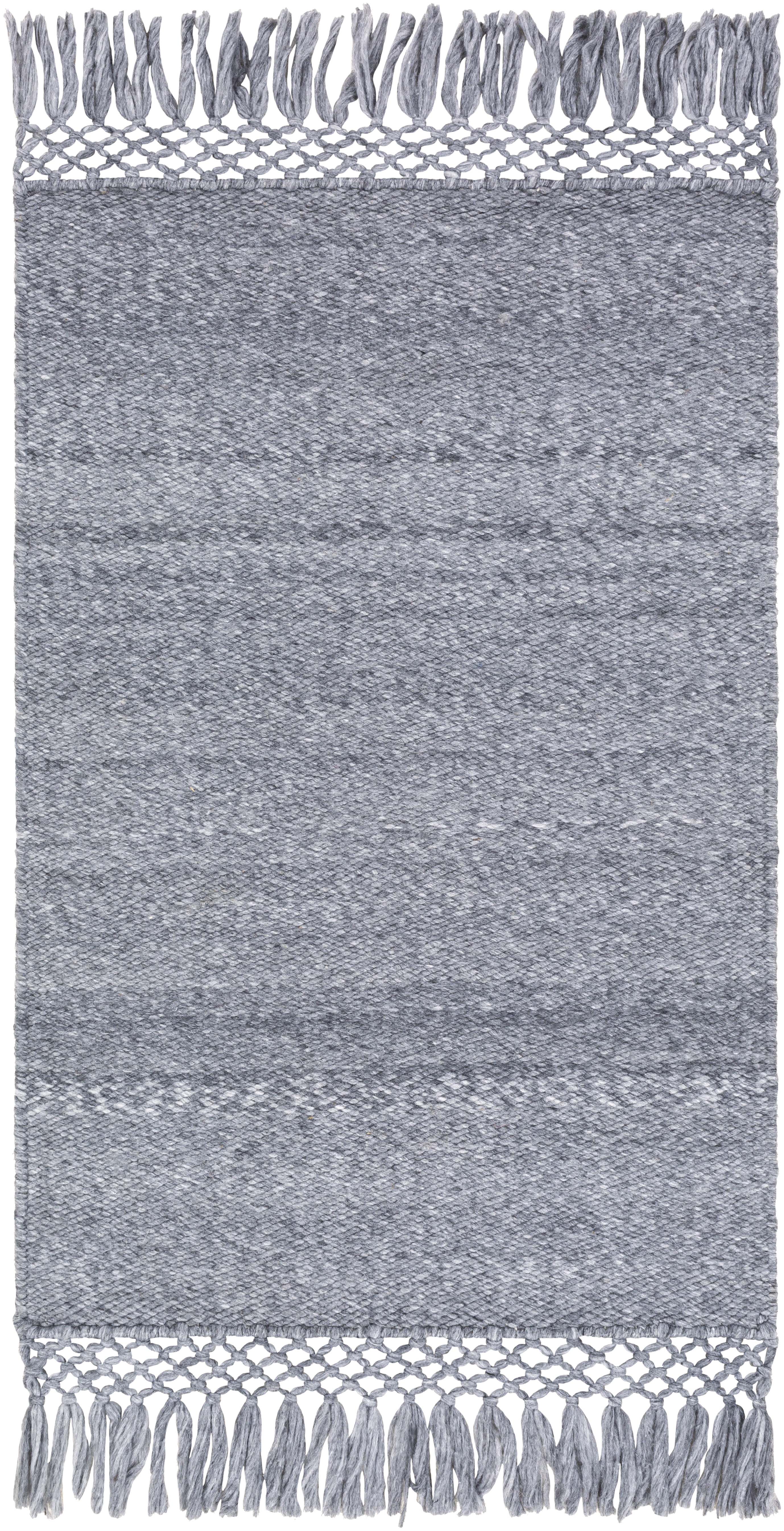 Azalea Gray Indoor 2' x 3' Handmade Rug - Image 0