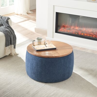 Dariyan Upholstered Storage Ottoman - Image 1