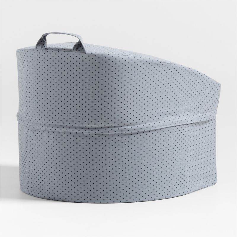 Large Blue Star Kids Lounge Barrel Chair Cover - Image 2