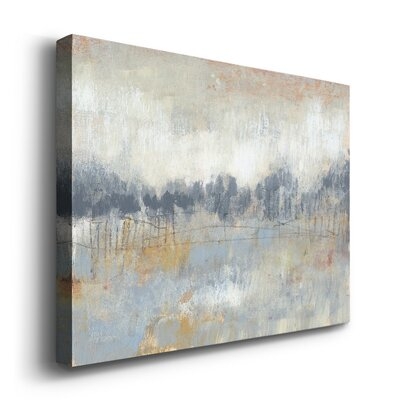 Cool Grey Horizon II Premium Gallery Wrapped Canvas - Ready To Hang - Image 0