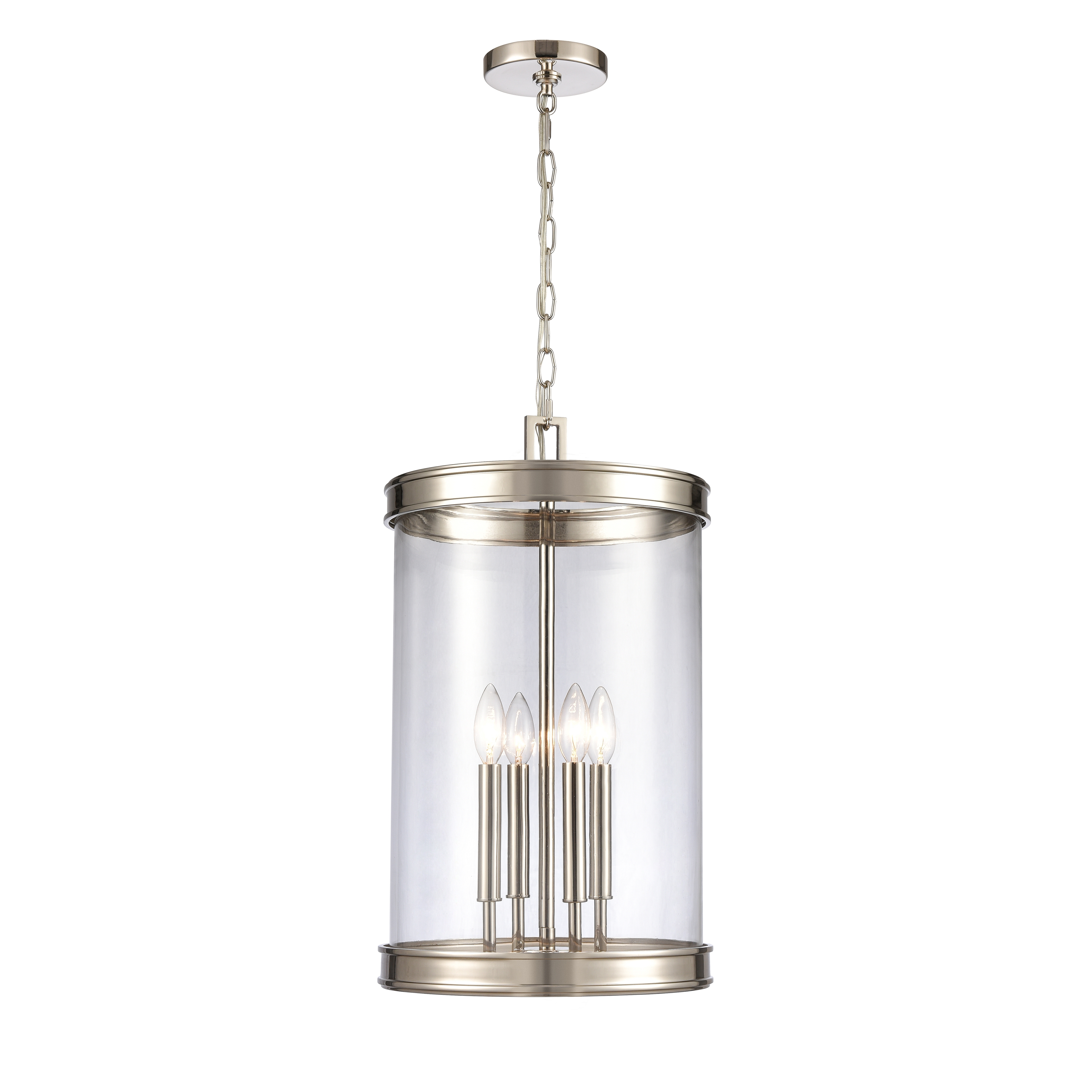 Mendoza 12.75'' Wide 4-Light Pendant - Polished Nickel - Image 0