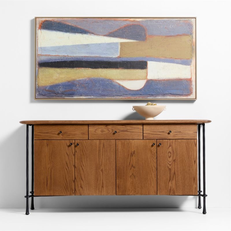 "If You Could Read My Mind" by Karen Parisian 30.5"x59.5" Framed Wall Art Print - Image 3