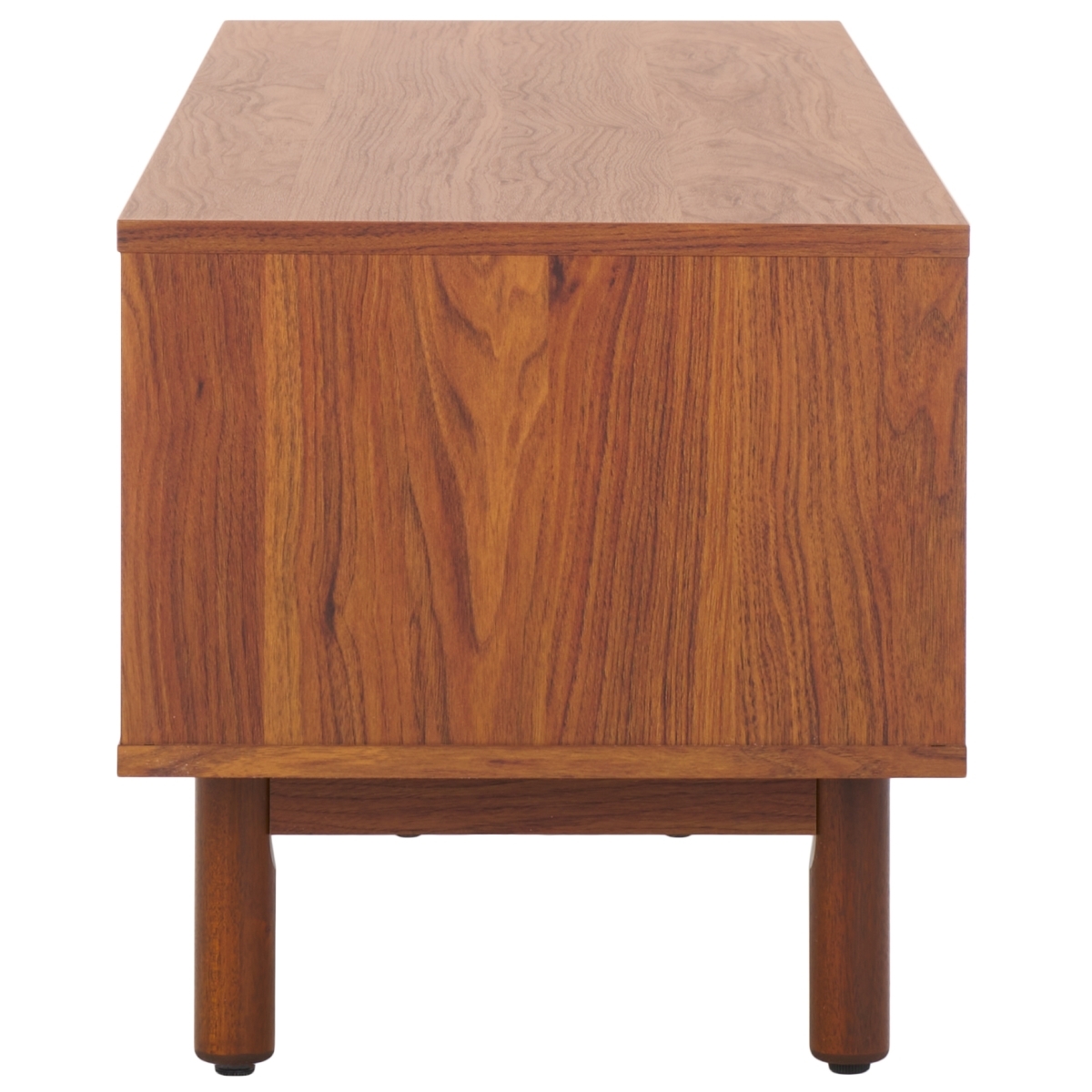 Aino 2 Door Media Stand - Walnut / Natural - Safavieh - Image 6