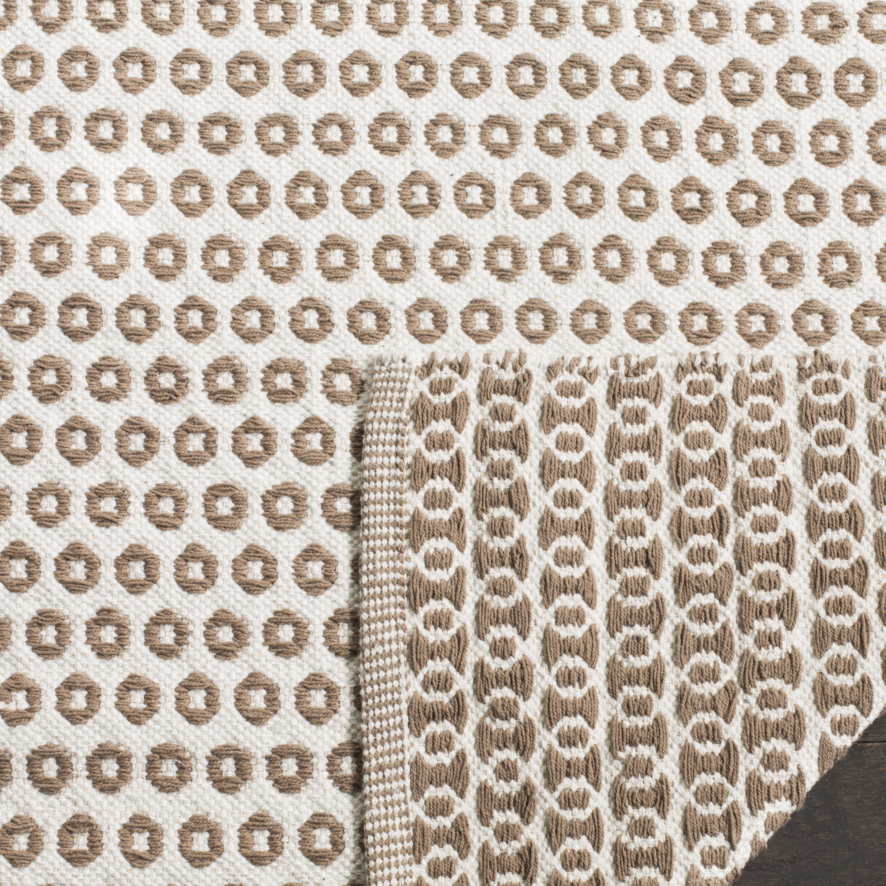 Arlo Home Hand Woven Area Rug, MTK616E, Taupe/Ivory,  8' X 10' - Image 2