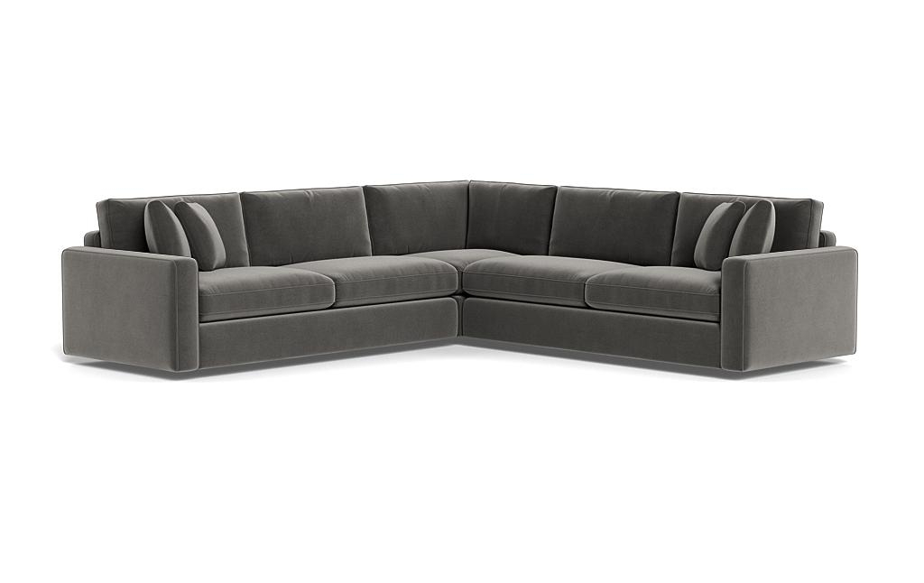 James 3-Piece 4-Seat Corner Left Sleeper Sectional - Image 1