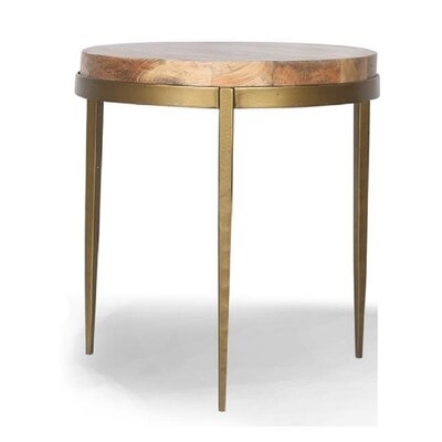Evas Solid Wood 3 Leg End Table - Image 0