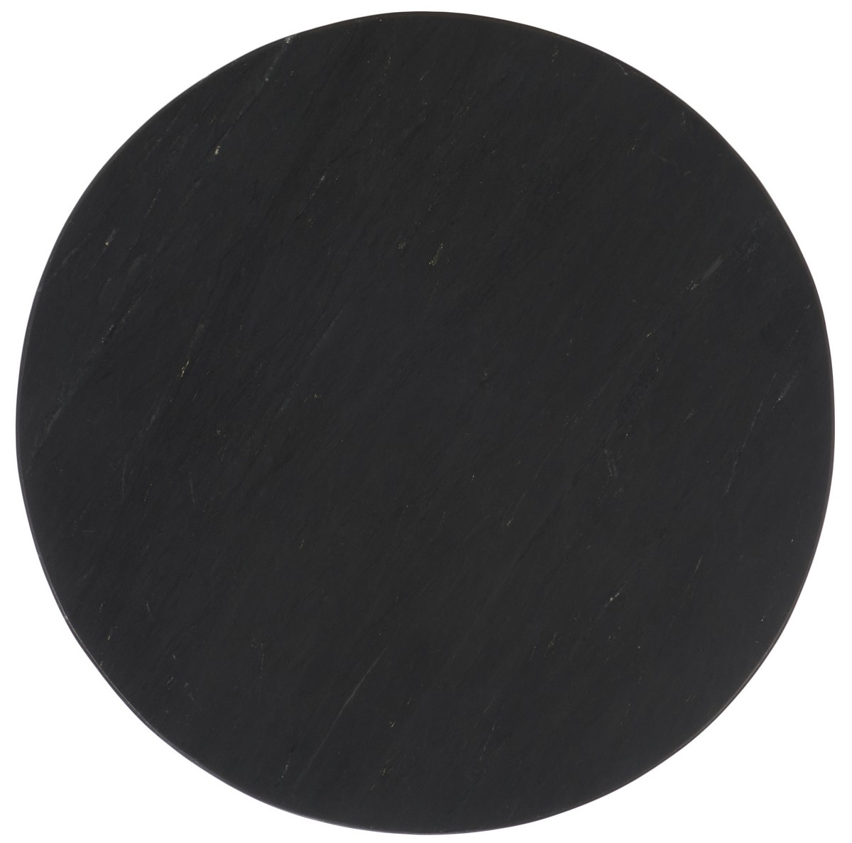 Melinda Marble "C" Accent Table - Black - Image 5