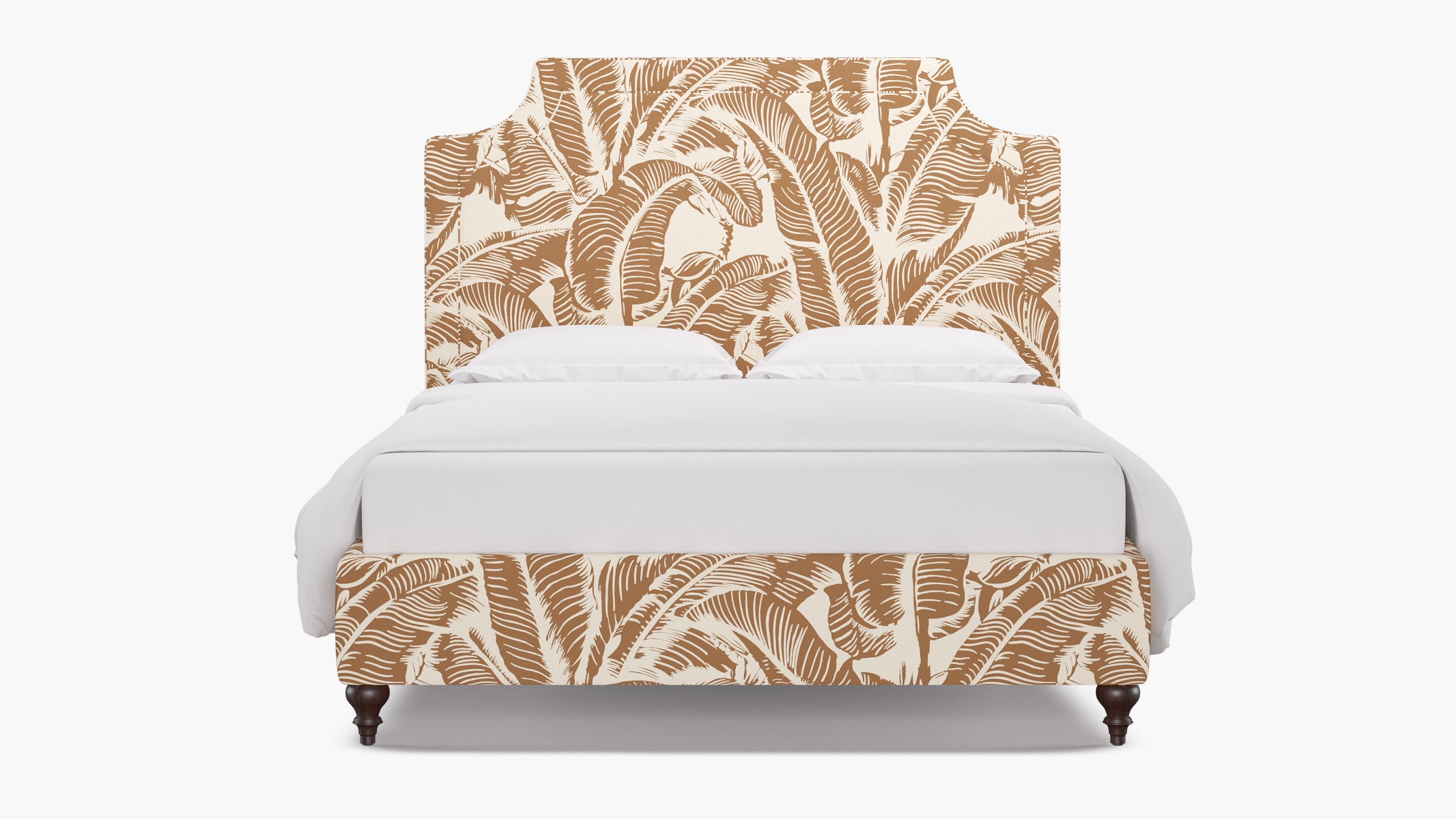 Deco Bed, Caramel Martinique® Encore, Espresso Traditional Turned Leg, Twin - Image 0