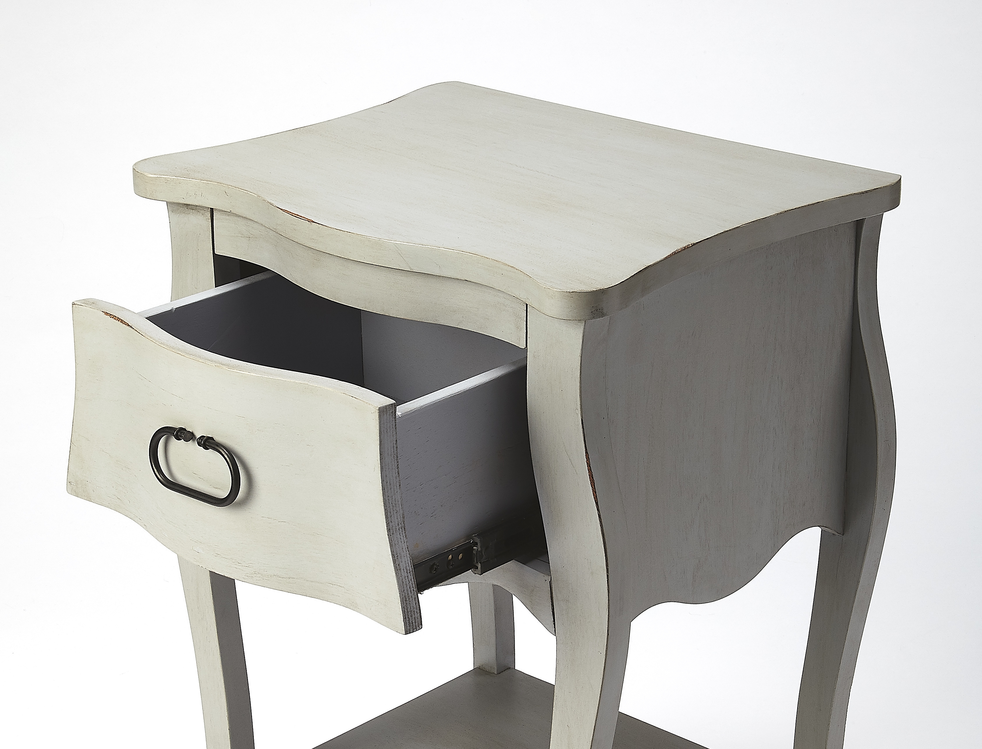 Rochelle Gray 1 Drawer Nightstand - Image 2