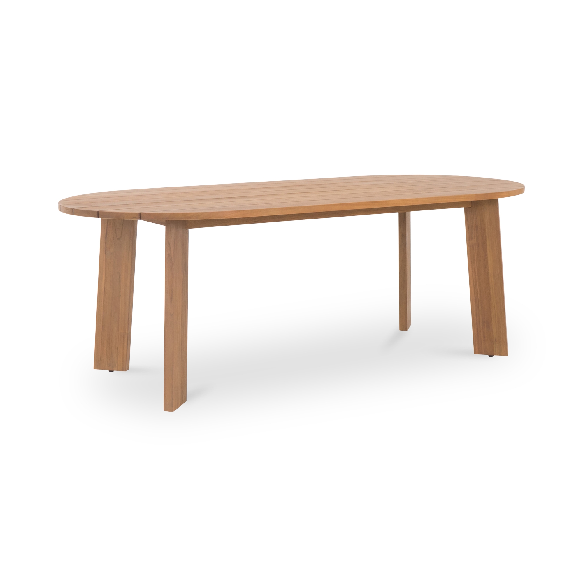 Delta Oval Outdoor Dining Table Natural - Image 1
