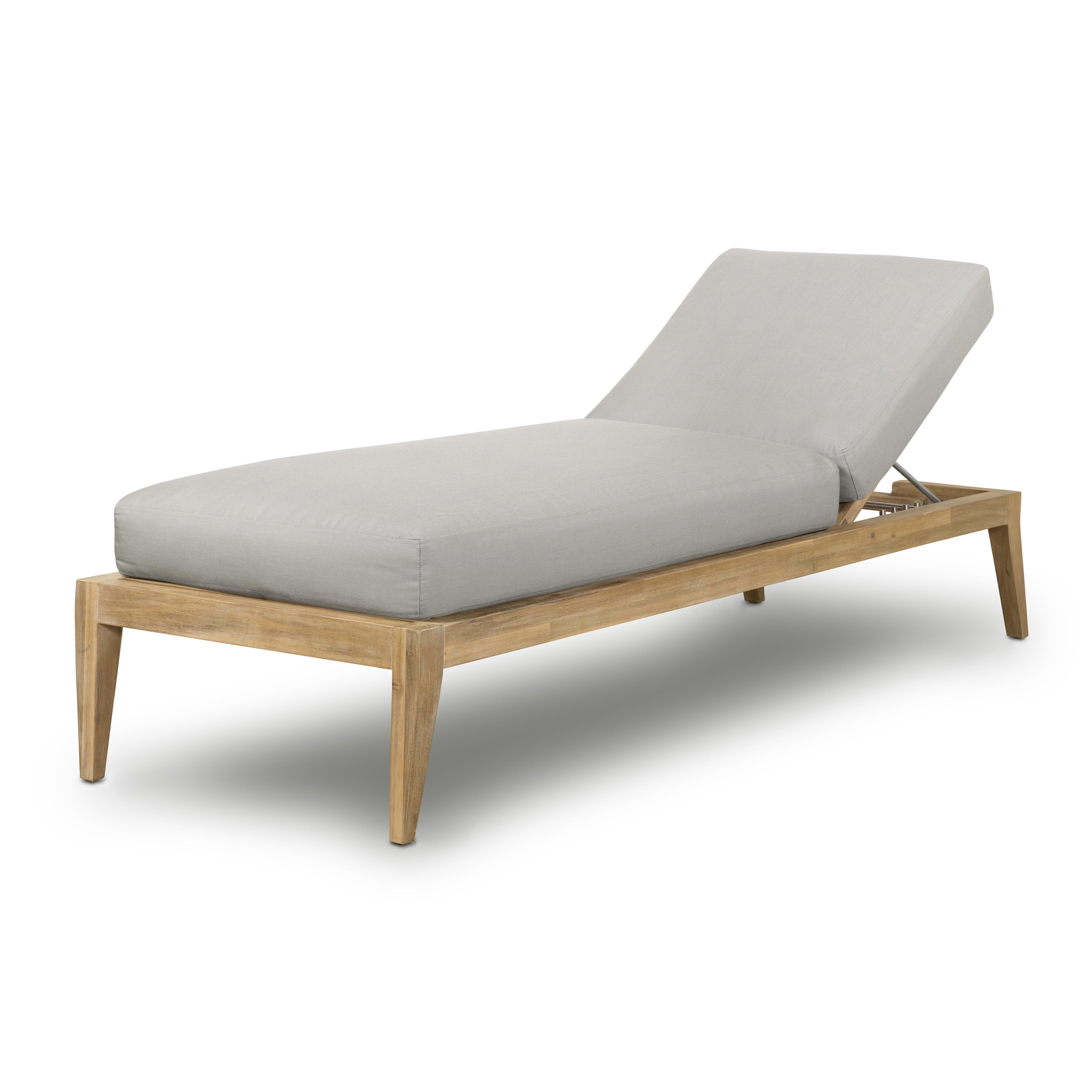 Amaya Outdoor Adjustable Chaise Lounge - Royal Taupe - Image 0