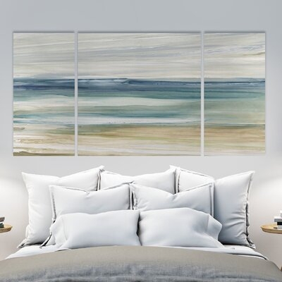 A Premium Ocean Breeze Graphic Art Print Multi-Piece Image on Wrapped Canvas - Image 1