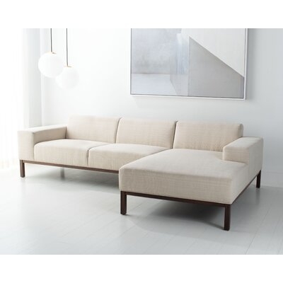 Haleena 109.5" Wide Right Hand Facing Sofa & Chaise - Image 0