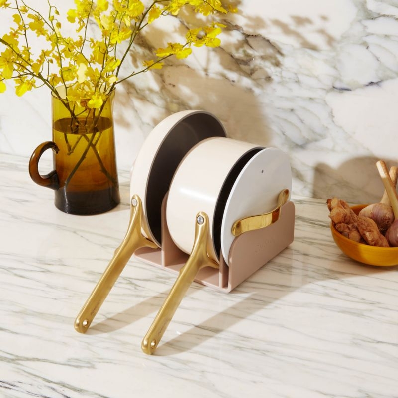 Caraway ® Cream Mini Cookware Duo with Gold Hardware - Image 1