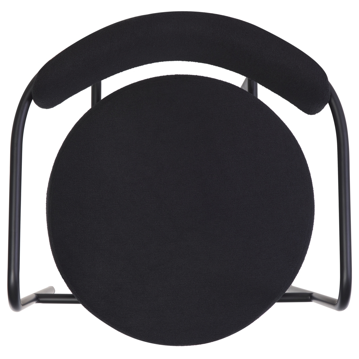 Andrean Dining Arm Chair - Black - Image 4