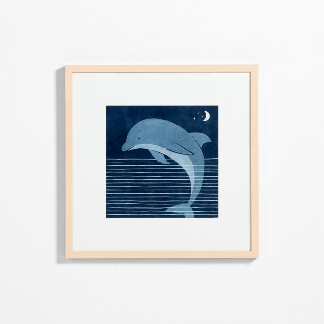 Dolphin Framed Wall Art Print - Image 0