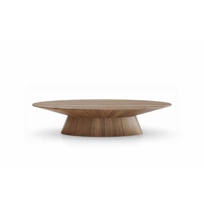 Humphrey Solid Wood Pedestal Coffee Table - Image 1