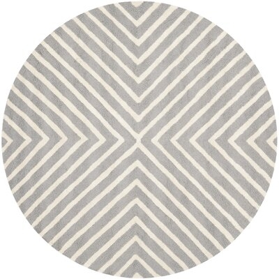 Cambridge Silver & Ivory Round Rug - Image 0